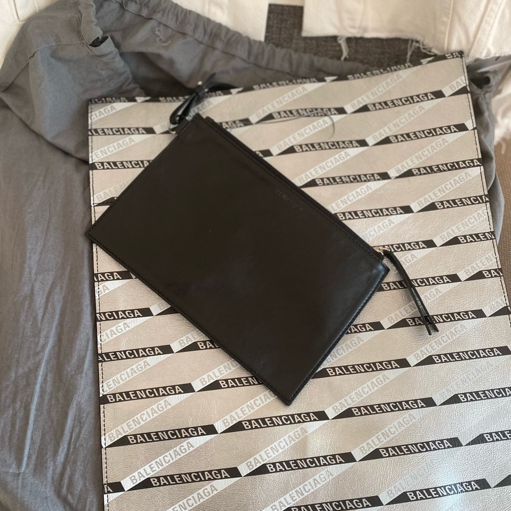 Balenciaga Leather Shopper Tote